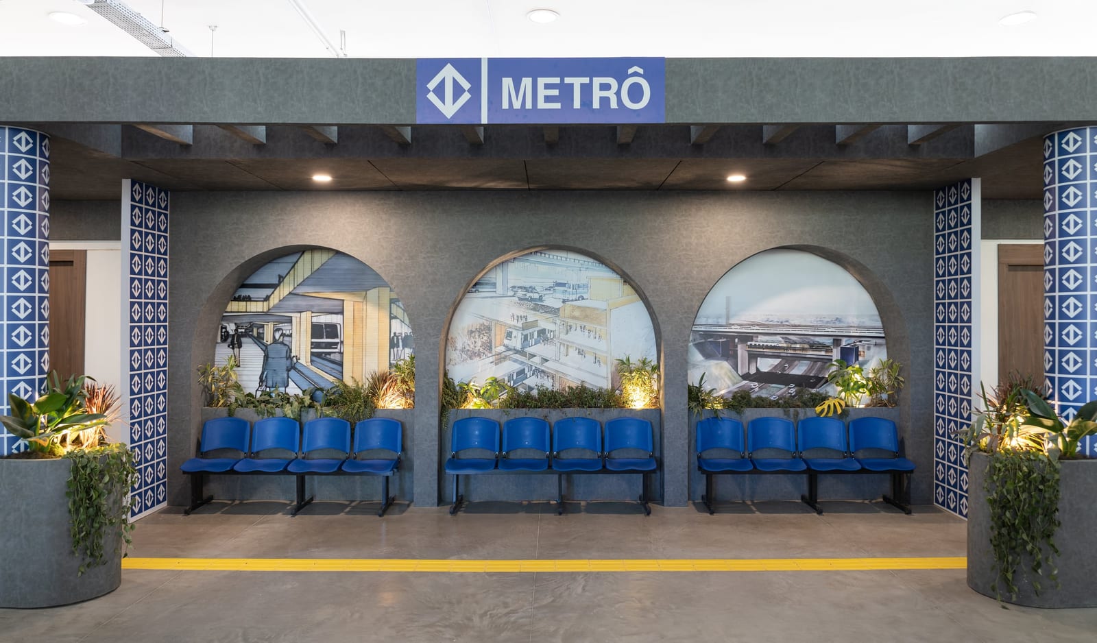 Metrô SP, de Gabriel Rosa Arquitetura e Design