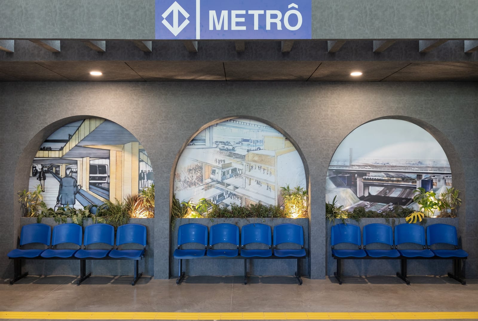 Metrô SP, de Gabriel Rosa Arquitetura e Design